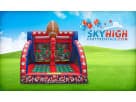 Perfect for Leander birthday parties, this football-themed bounce house rental in Austin features dual slides and an interactive
