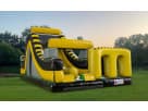 Toxic Adventure obstacle course rental in Austin with dual wave slides — ideal for Georgetown parties.
