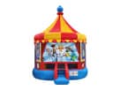 Disney-licensed Toy Story 4 carousel bounce house rental in Austin, perfect for Georgetown birthday parties and themed events.