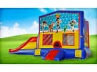 Toy Story bounce house rental in Houston with wet or dry slide, perfect for Cypress birthday parties.