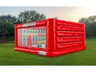 Triple Inflatable Twister 3D interactive game rental in Austin, perfect for up to 10 players at backyard parties in Buda.