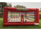 Triple Inflatable Twister 3D rental in Austin with interactive gameplay for up to 10 players—ideal for Cedar Park parties.