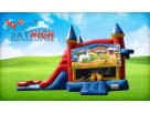 Unicorn bounce house rental in Austin with wet or dry slide, perfect for Kyle birthday parties and kids ages 3 and up.