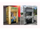 Gold and silver cash cube photo booth rentals in Houston, ideal for high-energy parties in The Woodlands.