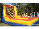 Velcro Wall interactive rental at a Houston park—holds up to 150 guests, ideal for Sugar Land events.