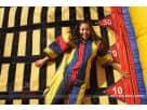 Perfect for Austin birthday parties, this interactive Velcro Wall rental features a climbing wall and holds up to 150 guests.