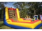 Velcro Wall rental in Austin with 150-pound capacity, ideal for Pflugerville events and interactive party entertainment.