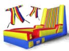 Colorful interactive Velcro Wall rental in Houston with climbing features, ideal for Kingwood events and parties.