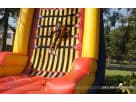 Perfect for Austin events, this interactive Velcro Wall rental features a thrilling climb-and-slide design ideal for kids'