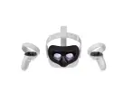 White and black VR headset rental with motion controllers ideal for Austin event entertainment and virtual reality gaming