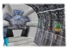 Star Wars Millennium Falcon officially-licensed bounce house rental in Austin, perfect for Georgetown birthday parties and events.