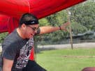 Wipe-Out obstacle course rental in Houston with challenging inflatable design — ideal for Cypress parties.