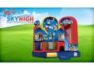Perfect for Dallas birthday parties, this Disney 4in1 bounce house rental features a wet or dry slide ideal for Mesquite