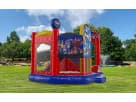 Disney 4in1 bounce house rental in Austin with wet or dry slide option, ideal for San Marcos parties.
