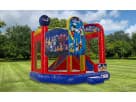Perfect for Austin birthday parties, this Disney 4in1 bounce house rental features dual slides ideal for wet or dry play.