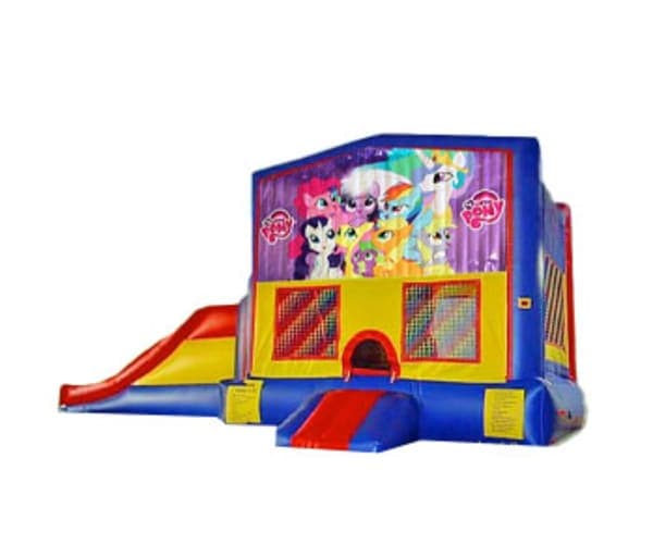 3en1 My Little Pony Brincolín con Tobogán Húmedo o Seco