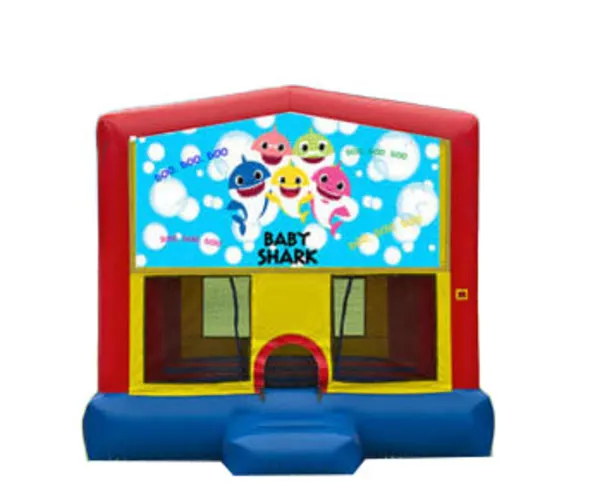 13 x 13 Baby Shark Bounce House Moonwalk