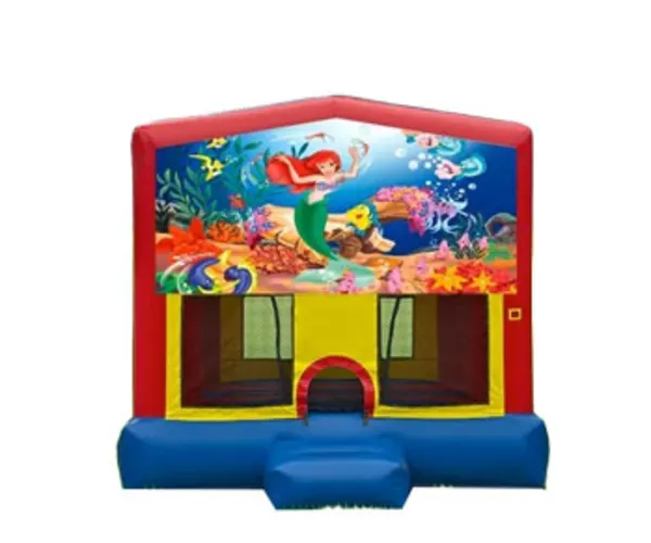 13 x 13 Little Mermaid Bounce House Moonwalk
