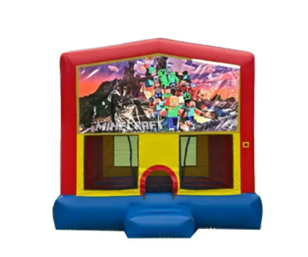 13 x 13 Minecraft Bounce House Moonwalk