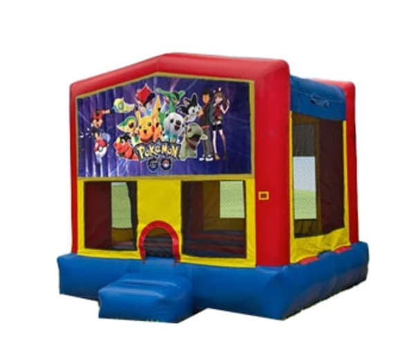 13 x 13 Pokemon Bounce House Moonwalk