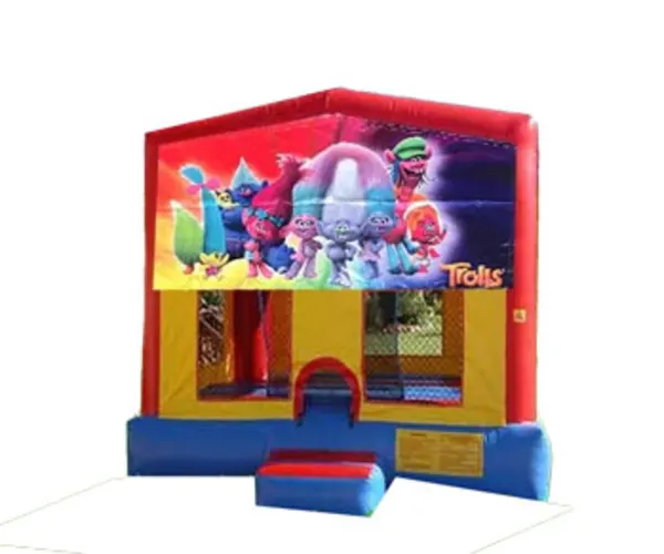 13 x 13 Trolls Bounce House Moonwalk