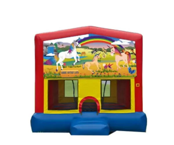 13 x 13 Unicorn Bounce House Moonwalk
