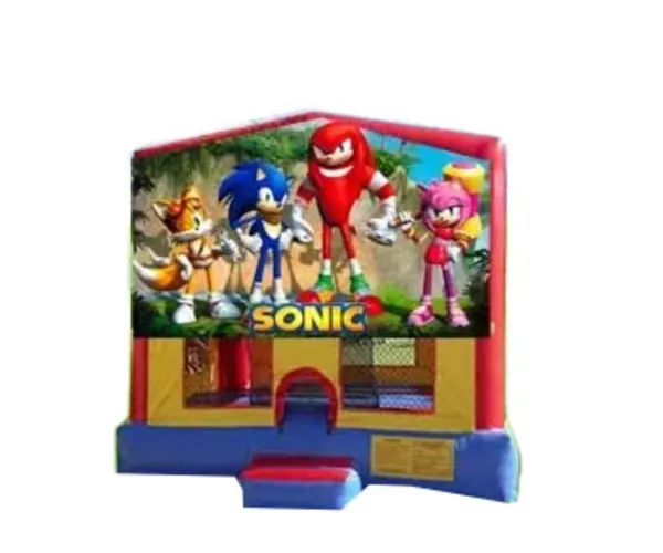 13 x 13 Sonic the Hedgehog Bounce House Moonwalk