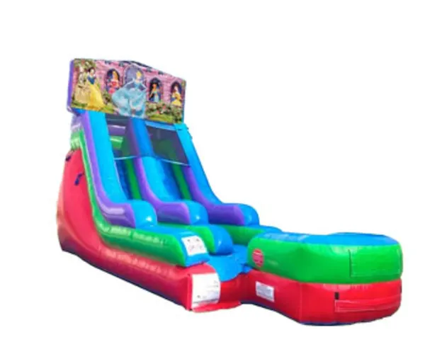 15ft Disney Princess Retro Wet/Dry Slide