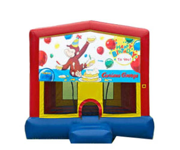 15 X 15 Curious George Bouncy Castle