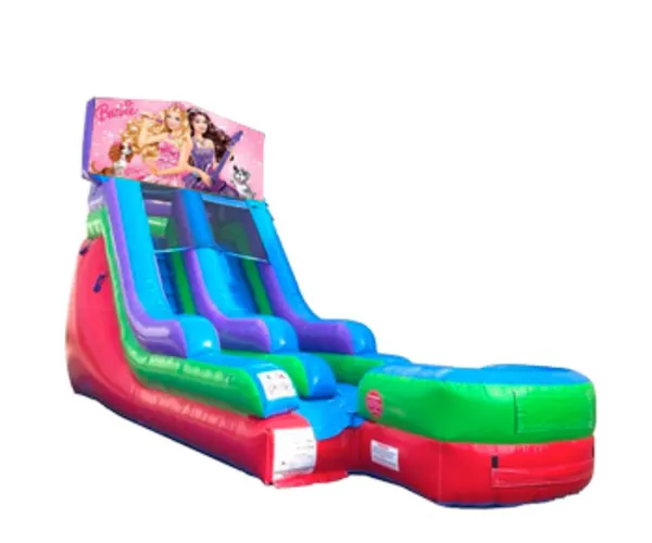 15ft Barbie Retro Wet/Dry Slide