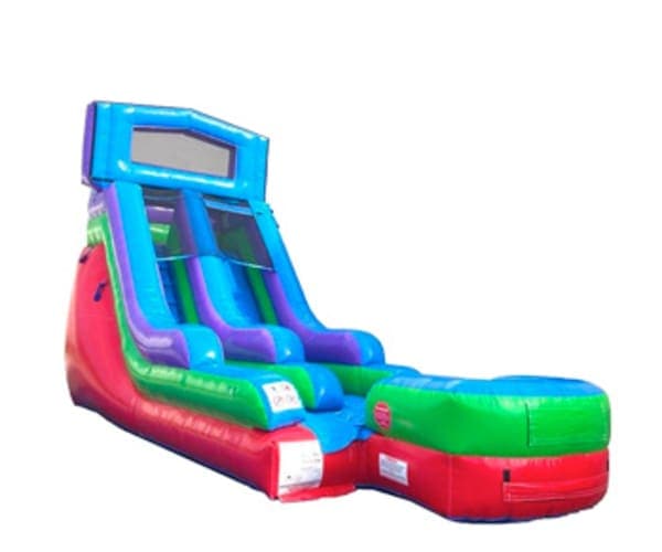 15ft Retro Rainbow Modular Wet / Dry Slide