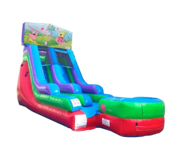 15ft Spongebob Retro Wet/Dry Slide