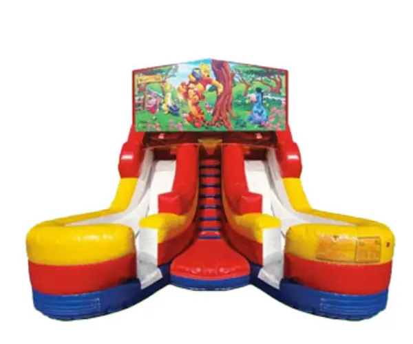 16ft Winnie the Pooh Water (Dry/Wet) Slide