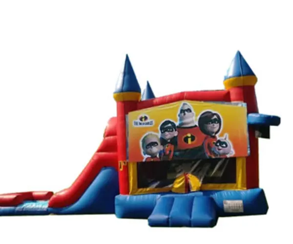 3in1 Incredibles Obstacle w/ Wet or Dry Slide