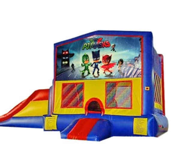 3in1 PJ Masks Bounce House Moonwalk w/ Wet or Dry Slide