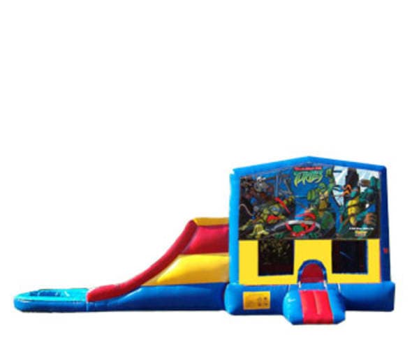 3in1 Ninja Turtles Obstacle w/ Wet or Dry Slide