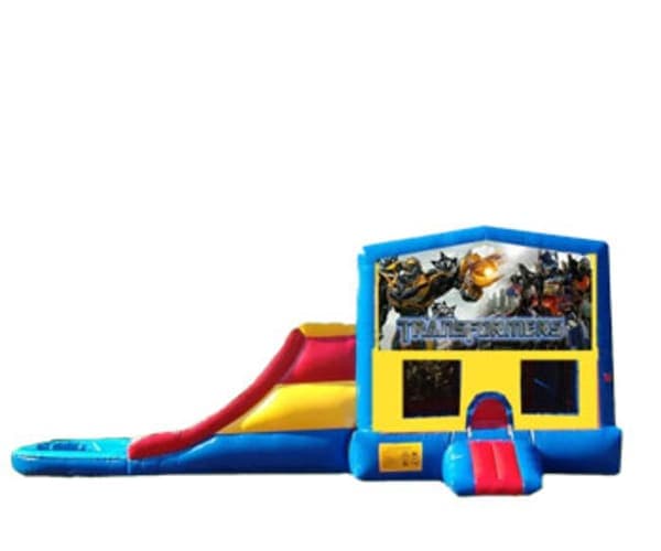 Transformers 3en1 Tobogán con Obstáculos