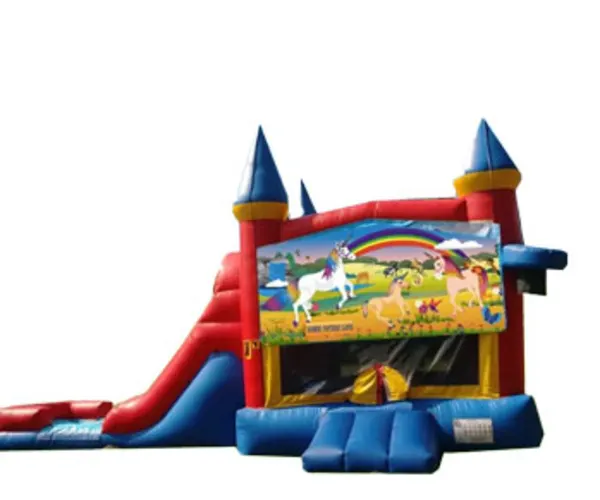 3in1 Unicorn w/ (Dry or Wet/Water Slide)