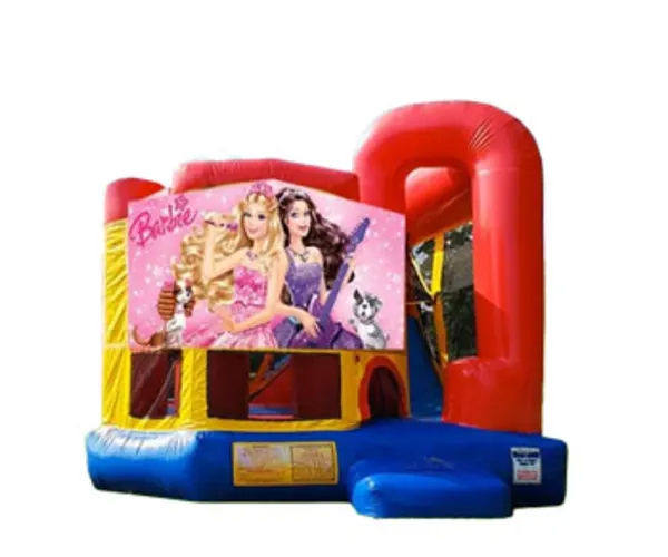Barbie 4in1 Bounce House Combo w/ Wet or Dry Slide