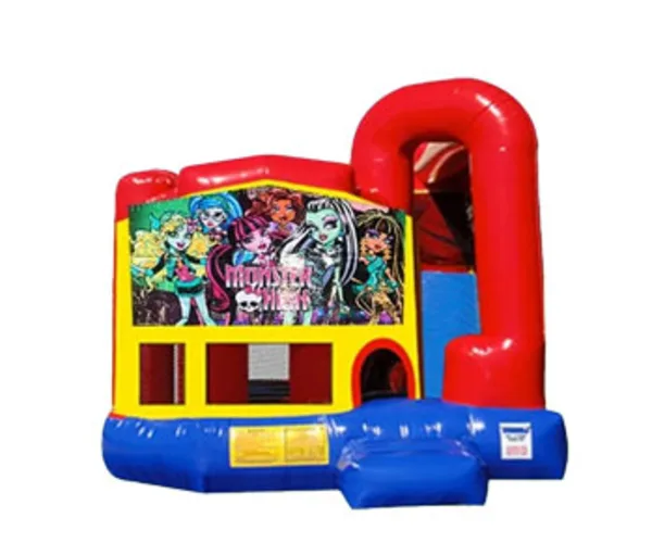 4in1 Monster High Bounce House w/ Wet or Dry Slide
