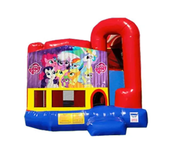 4in1 My Little Pony Bounce House w/ Wet or Dry Slide