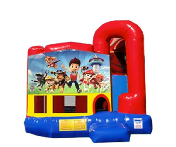 4in1 Paw Patrol Bounce House w/ Wet or Dry Slide