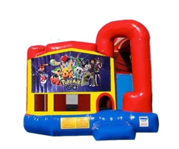4in1 Pokemon Bounce House w/ Wet or Dry Slide