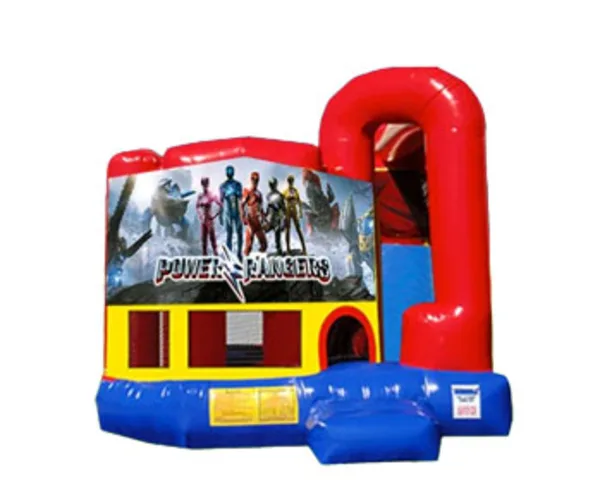 4in1 Power Rangers Bounce House w/ Wet or Dry Slide