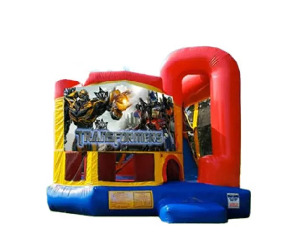 4in1 Transformers Bounce House Combo w/ Wet or Dry Slide