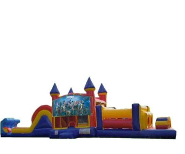 50ft Fortnite Obstacle w/ Wet or Dry Slide