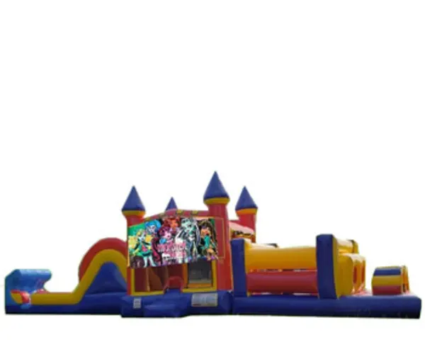 50ft Monster High Obstacle w/ Wet or Dry Slide