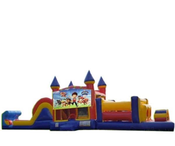 50ft Paw Patrol Obstacle w/ Wet or Dry Slide
