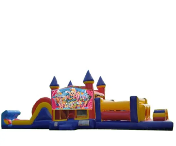 50ft Shopkins Obstacle Course w/ Wet or Dry Slide