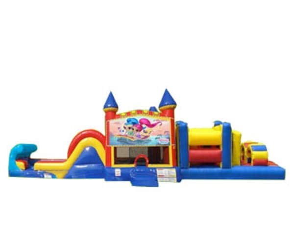 50ft Shimmer and Shine Obstacle w/ Wet or Dry Slide